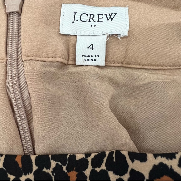 J Crew Leopard Print Midi Skirt - Picture 5 of 7